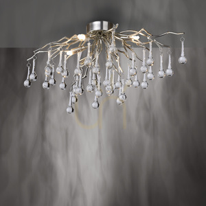 Stropní svítidlo ICICLE 8090-55, stříbrné, 4xG9 small 12