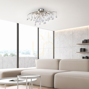 Stropní svítidlo ICICLE 8090-55, stříbrné, 4xG9 small 2
