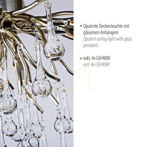 Stropní svítidlo ICICLE 8090-55, stříbrné, 4xG9 small 3