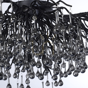 Stropní svítidlo ICICLE 8092-18, černé, 14xG9 small 12
