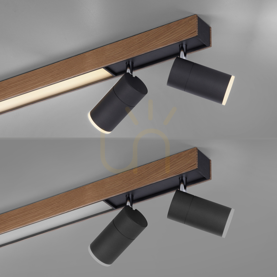 Kontrola Stropní svítidlo PURE-LINES 6121-79, dřevěný povrch, 5xLED Stropní svítidlo PURE-LINES 6121-79, dřevěný povrch, 5xLED