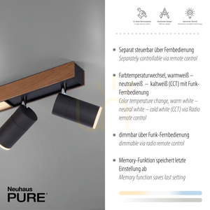 Stropní svítidlo PURE-LINES 6121-79, dřevěný povrch, 5xLED 3 Stropní svítidlo PURE-LINES 6121-79, dřevěný povrch, 5xLED small 3