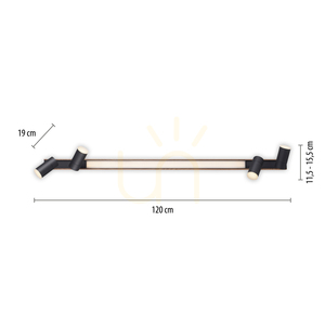 Stropní svítidlo PURE-LINES 6121-79, dřevěný povrch, 5xLED 8 Stropní svítidlo PURE-LINES 6121-79, dřevěný povrch, 5xLED small 8