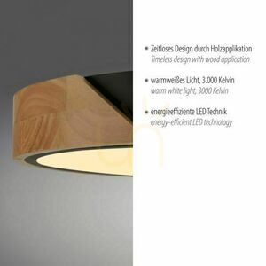 BILA 14288-18 Černé stropní svítidlo, 1xLED 14 BILA 14288-18 Černé stropní svítidlo, 1xLED small 14