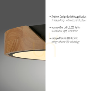 BILA 14288-18 Černé stropní svítidlo, 1xLED 3 BILA 14288-18 Černé stropní svítidlo, 1xLED small 3