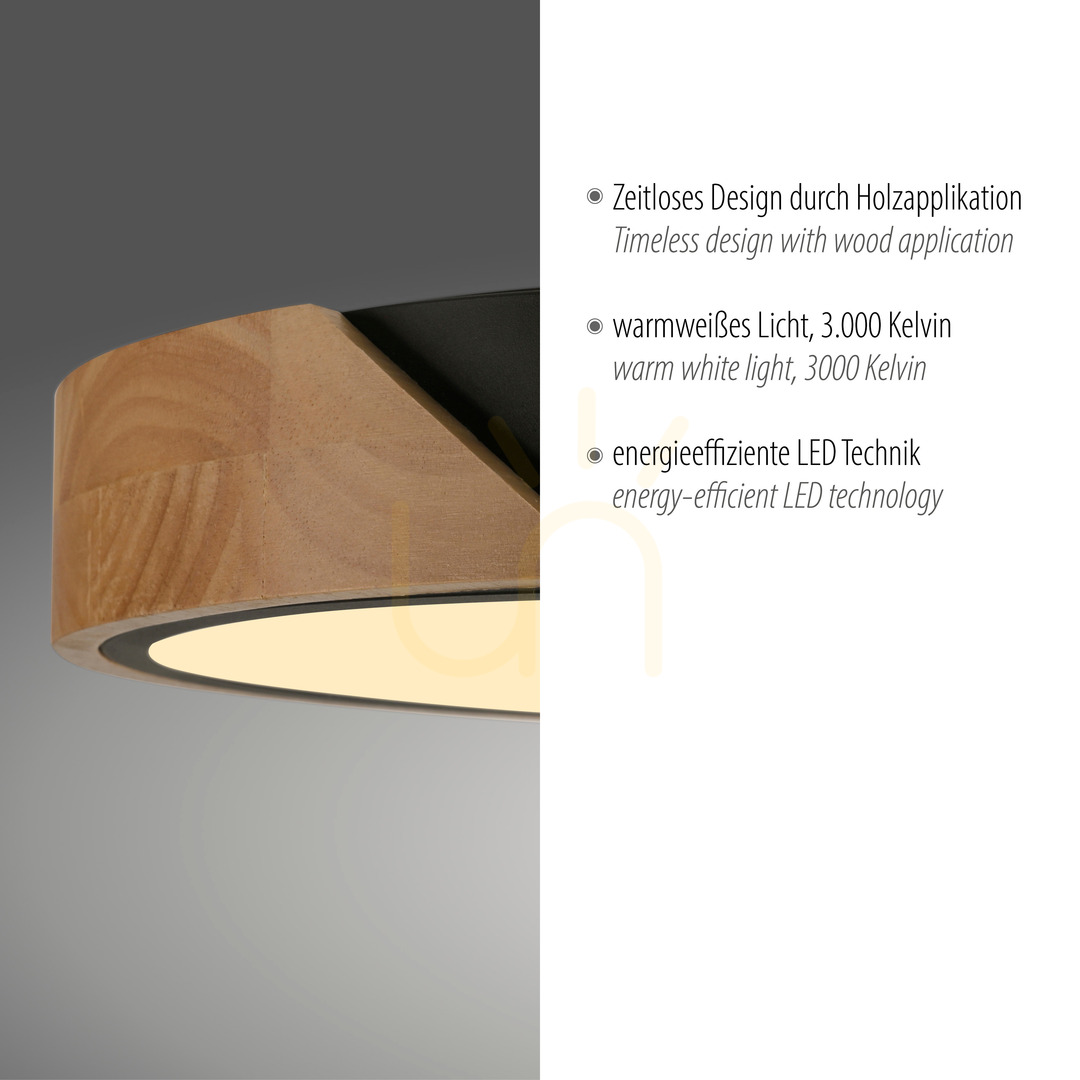 Zobrazit BILA 14288-18 Černé stropní svítidlo, 1xLED BILA 14288-18 Černé stropní svítidlo, 1xLED