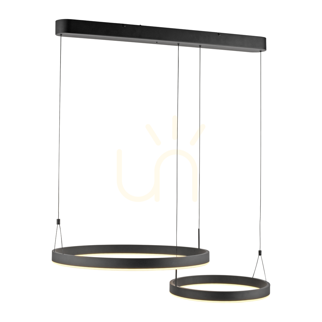 Náhled ESKO 2360-18 Černé závěsné svítidlo s 2 LED diodami ESKO 2360-18 Černé závěsné svítidlo s 2 LED diodami