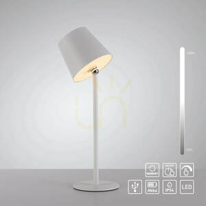 BOTERIA 19251-16 Bílá stolní lampa s 1 LED diodou small 10