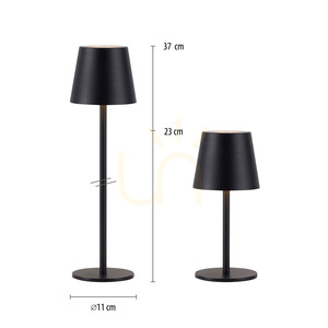 Stolní lampa BOTERIA 19251-18, černá, 1xLED small 7