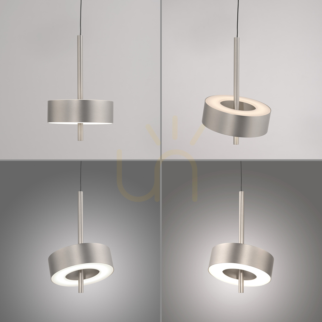 Kontrola Q-ROTATE 2248-95 Stříbrné závěsné svítidlo se 3 LED diodami Q-ROTATE 2248-95 Stříbrné závěsné svítidlo se 3 LED diodami