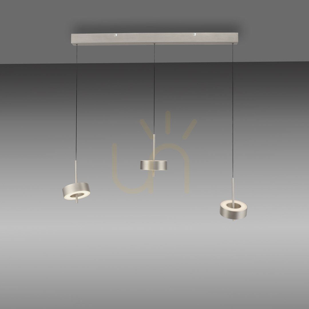 Pohled Q-ROTATE 2248-95 Stříbrné závěsné svítidlo se 3 LED diodami Q-ROTATE 2248-95 Stříbrné závěsné svítidlo se 3 LED diodami