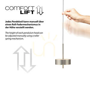 Q-ROTATE 2248-95 Stříbrné závěsné svítidlo se 3 LED diodami 6 Q-ROTATE 2248-95 Stříbrné závěsné svítidlo se 3 LED diodami small 6