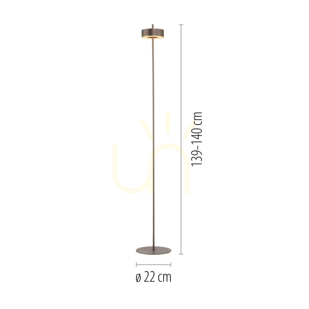 Zobrazit Stojací lampa Q-ROTATE 324-34, hnědá, 1xLED Stojací lampa Q-ROTATE 324-34, hnědá, 1xLED