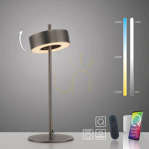 Stolní lampa Q-ROTATE 4324-34, hnědá, 1xLED 12 Stolní lampa Q-ROTATE 4324-34, hnědá, 1xLED small 12