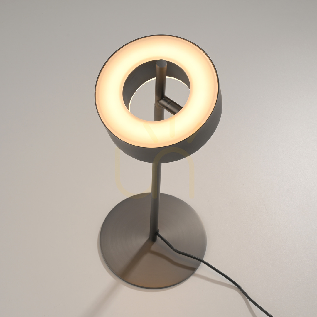 Pohled Stolní lampa Q-ROTATE 4324-34, hnědá, 1xLED Stolní lampa Q-ROTATE 4324-34, hnědá, 1xLED