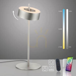 Stolní lampa Q-ROTATE 4324-95, stříbrná, 1xLED 12 Stolní lampa Q-ROTATE 4324-95, stříbrná, 1xLED small 12