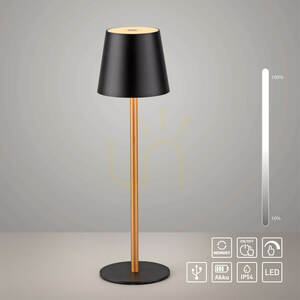 Stolní lampa EURIA 19250-68, černá, 1xLED small 10