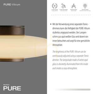 PURE VITRUM 6082-34 Hnědé nástěnné svítidlo, 1xLED 13 PURE VITRUM 6082-34 Hnědé nástěnné svítidlo, 1xLED small 13