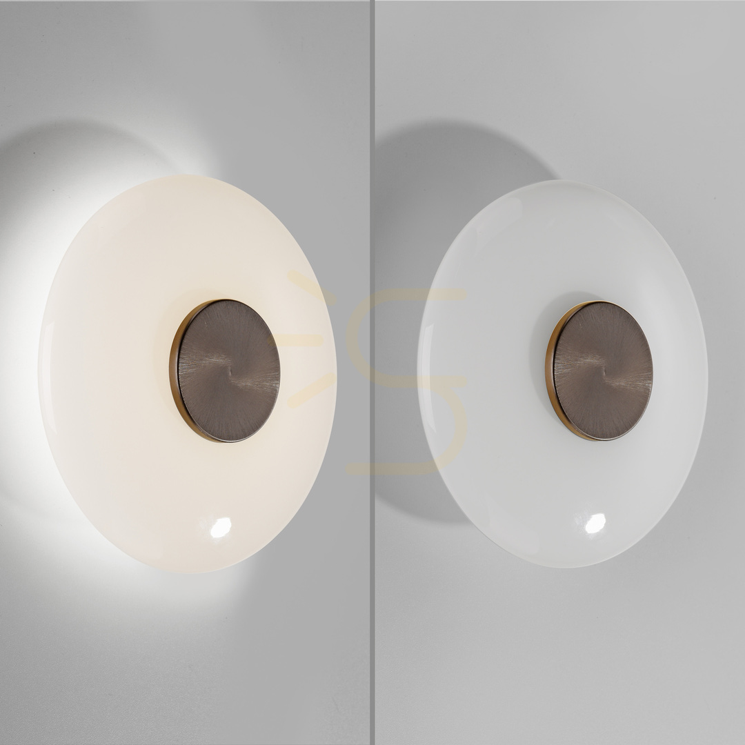 Zobrazit PURE VITRUM 6082-34 Hnědé nástěnné svítidlo, 1xLED PURE VITRUM 6082-34 Hnědé nástěnné svítidlo, 1xLED