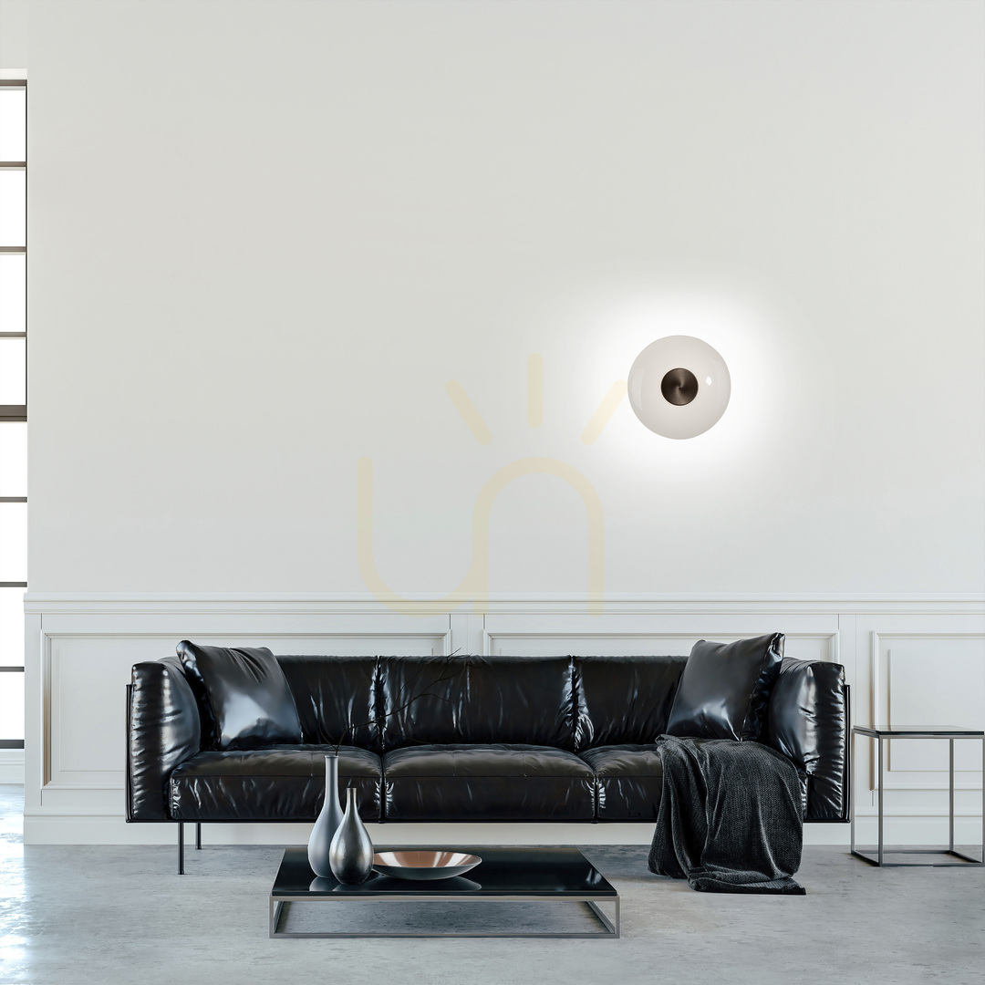 Náhled PURE VITRUM 6082-34 Hnědé nástěnné svítidlo, 1xLED PURE VITRUM 6082-34 Hnědé nástěnné svítidlo, 1xLED