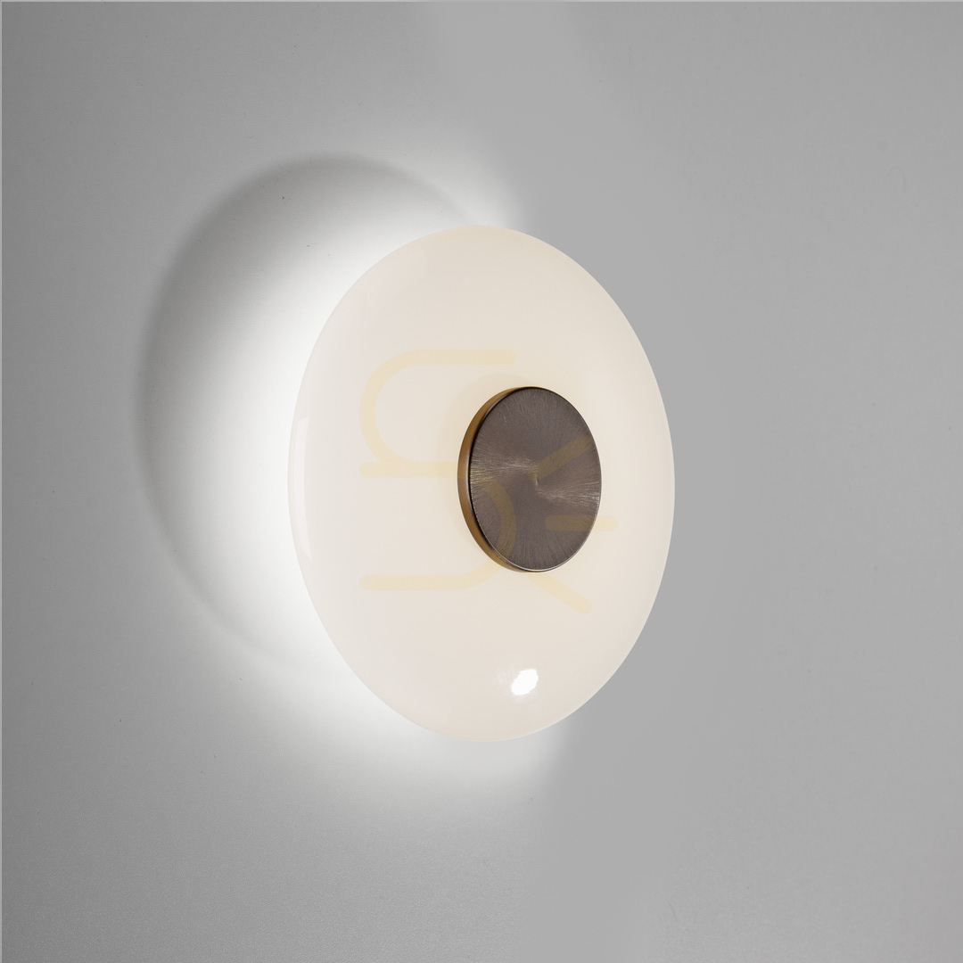 Pohled PURE VITRUM 6082-34 Hnědé nástěnné svítidlo, 1xLED PURE VITRUM 6082-34 Hnědé nástěnné svítidlo, 1xLED
