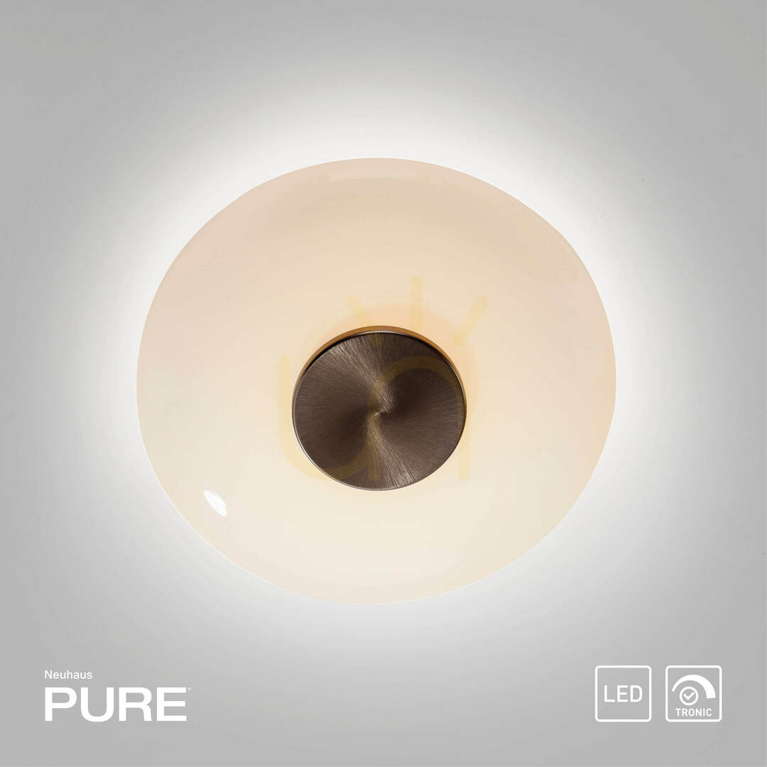 Náhled PURE VITRUM 6082-34 Hnědé nástěnné svítidlo, 1xLED PURE VITRUM 6082-34 Hnědé nástěnné svítidlo, 1xLED