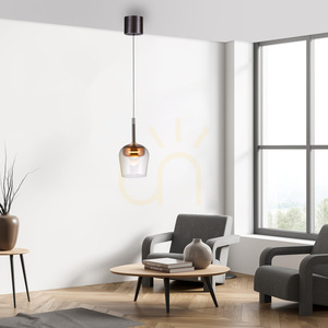 Q-KON 2741-20 Měděné závěsné svítidlo, 1xLED small 2