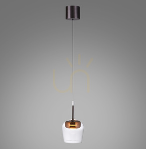 Q-KON 2741-20 Měděné závěsné svítidlo, 1xLED small 0