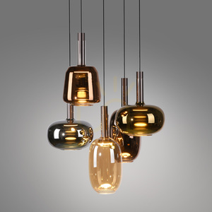 IRIDES 2682-70 Vícebarevné závěsné svítidlo s 5 LED diodami small 9