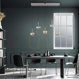 Q-ROTATE 2249-95 Stříbrné závěsné svítidlo s 5 LED diodami 2 Q-ROTATE 2249-95 Stříbrné závěsné svítidlo s 5 LED diodami small 2