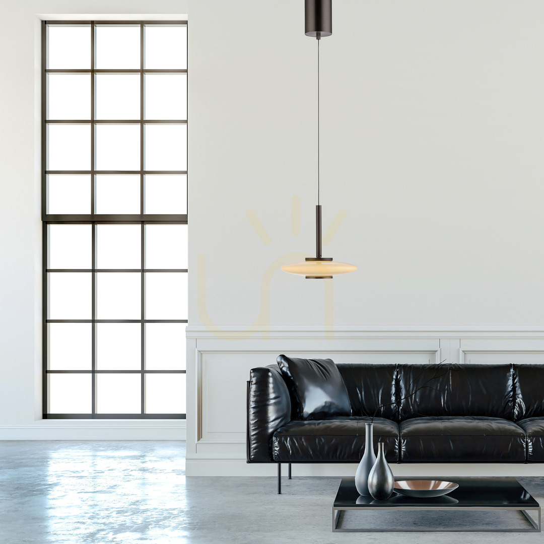 Náhled PURE VITRUM 2053-34 Hnědé závěsné svítidlo s 2 LED diodami PURE VITRUM 2053-34 Hnědé závěsné svítidlo s 2 LED diodami
