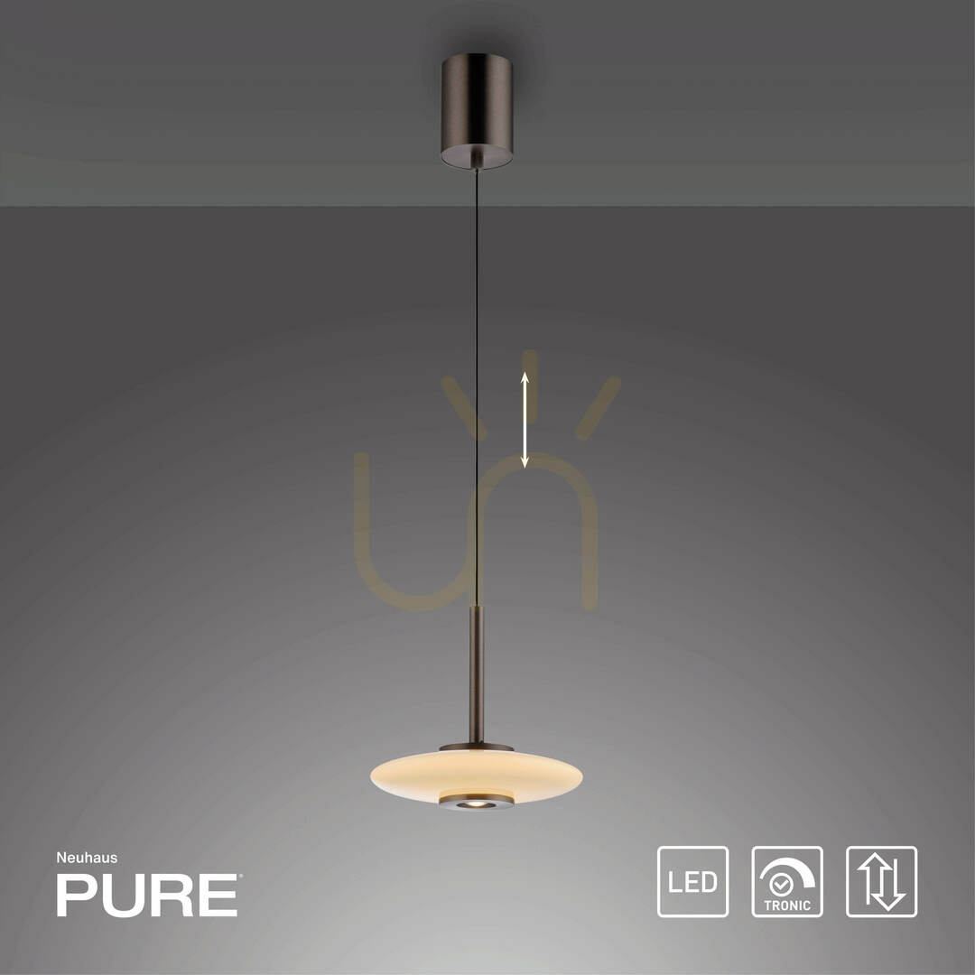 Zobrazit PURE VITRUM 2053-34 Hnědé závěsné svítidlo s 2 LED diodami PURE VITRUM 2053-34 Hnědé závěsné svítidlo s 2 LED diodami