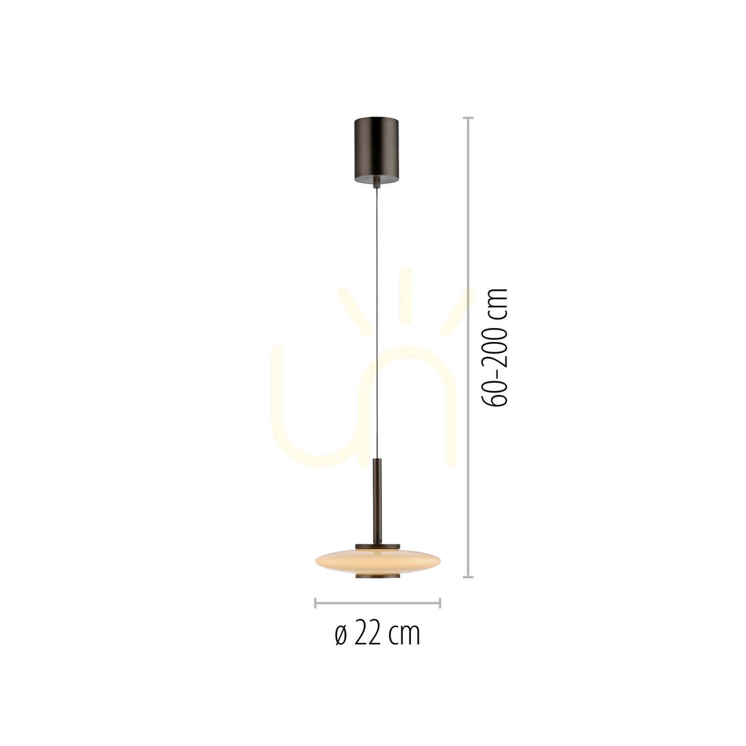 Zobrazit PURE VITRUM 2053-34 Hnědé závěsné svítidlo s 2 LED diodami PURE VITRUM 2053-34 Hnědé závěsné svítidlo s 2 LED diodami