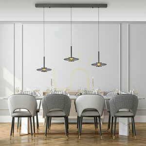 PURE VITRUM 2083-15 Šedé závěsné svítidlo s 6 LED diodami small 21