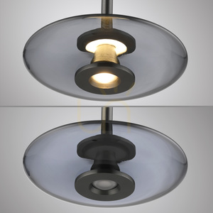 PURE VITRUM 2083-15 Šedé závěsné svítidlo s 6 LED diodami small 25