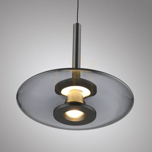 PURE VITRUM 2083-15 Šedé závěsné svítidlo s 6 LED diodami small 26