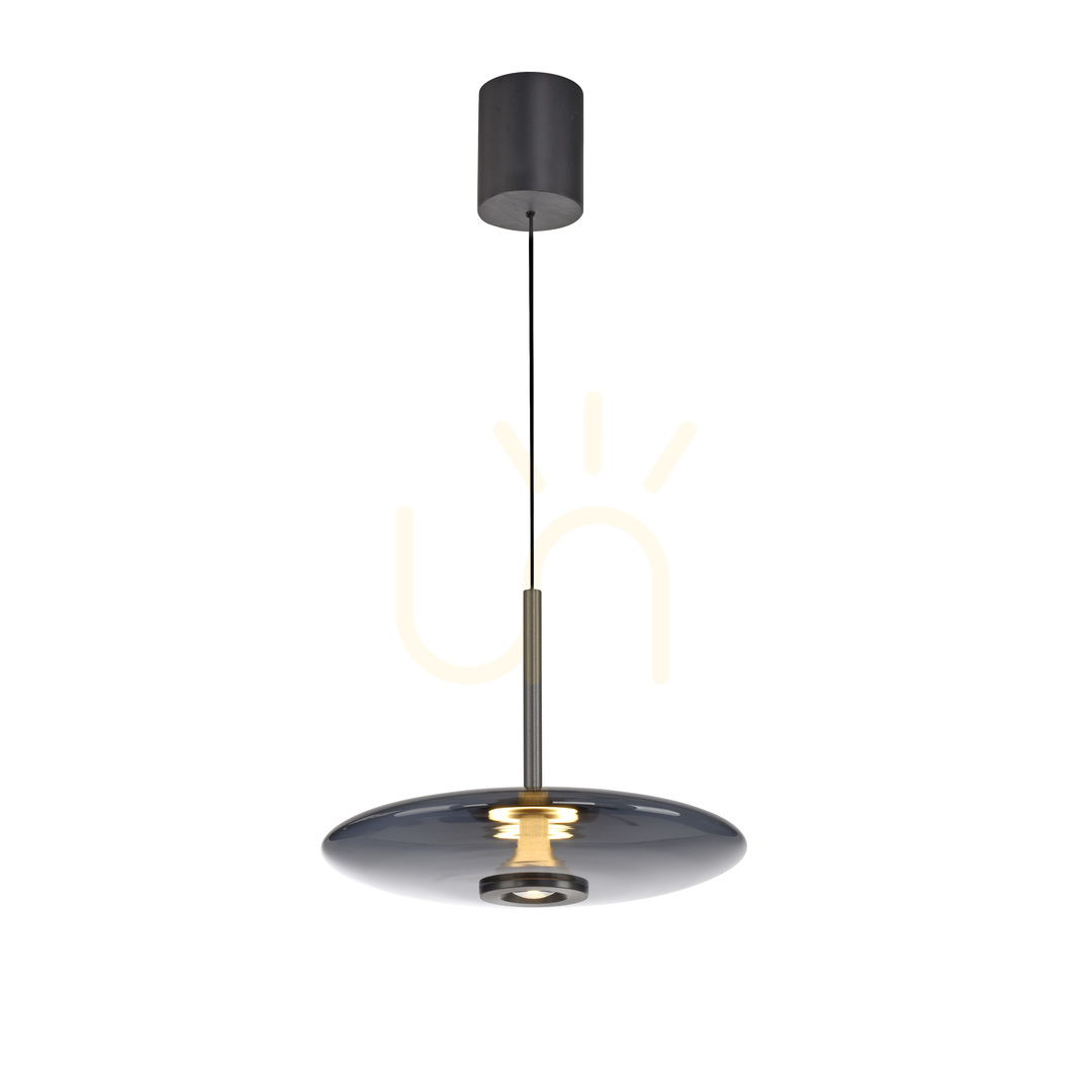 Kontrola PURE E-VITRUM 2084-15 Šedé závěsné svítidlo s 2 LED diodami PURE E-VITRUM 2084-15 Šedé závěsné svítidlo s 2 LED diodami