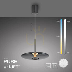 PURE E-VITRUM 2084-15 Šedé závěsné svítidlo s 2 LED diodami 12 PURE E-VITRUM 2084-15 Šedé závěsné svítidlo s 2 LED diodami small 12