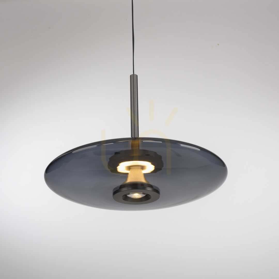 Zobrazit PURE E-VITRUM 2084-15 Šedé závěsné svítidlo s 2 LED diodami PURE E-VITRUM 2084-15 Šedé závěsné svítidlo s 2 LED diodami
