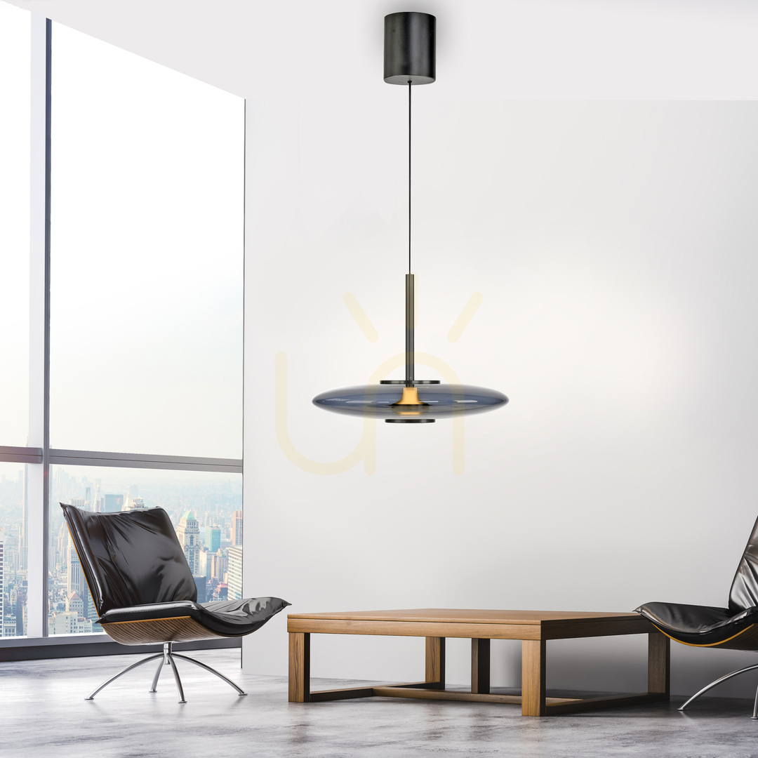 Zobrazit PURE E-VITRUM 2084-15 Šedé závěsné svítidlo s 2 LED diodami PURE E-VITRUM 2084-15 Šedé závěsné svítidlo s 2 LED diodami