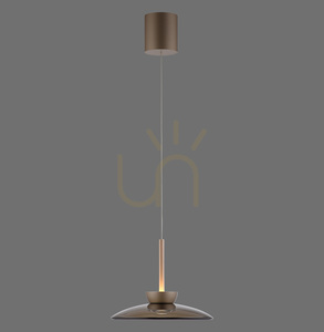 Závěsné svítidlo Paul Neuhaus PURE Moon 2191-97, bronzové, nastavení výšky Comfort Lift small 21