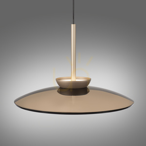 PURE E-MOON 2195-97 Hnědé závěsné svítidlo s 2 LED diodami small 17