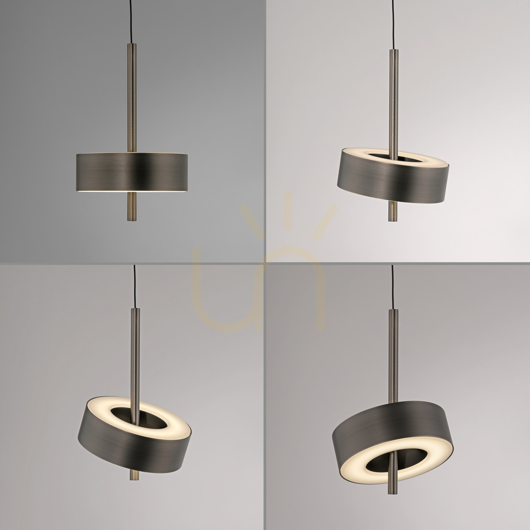 Pohled Q-ROTATE 2247-34 Hnědé závěsné svítidlo s 1 LED diodou Q-ROTATE 2247-34 Hnědé závěsné svítidlo s 1 LED diodou