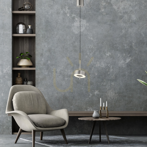 Kontrola Q-ROTATE 2247-95, stříbrné závěsné LED svítidlo