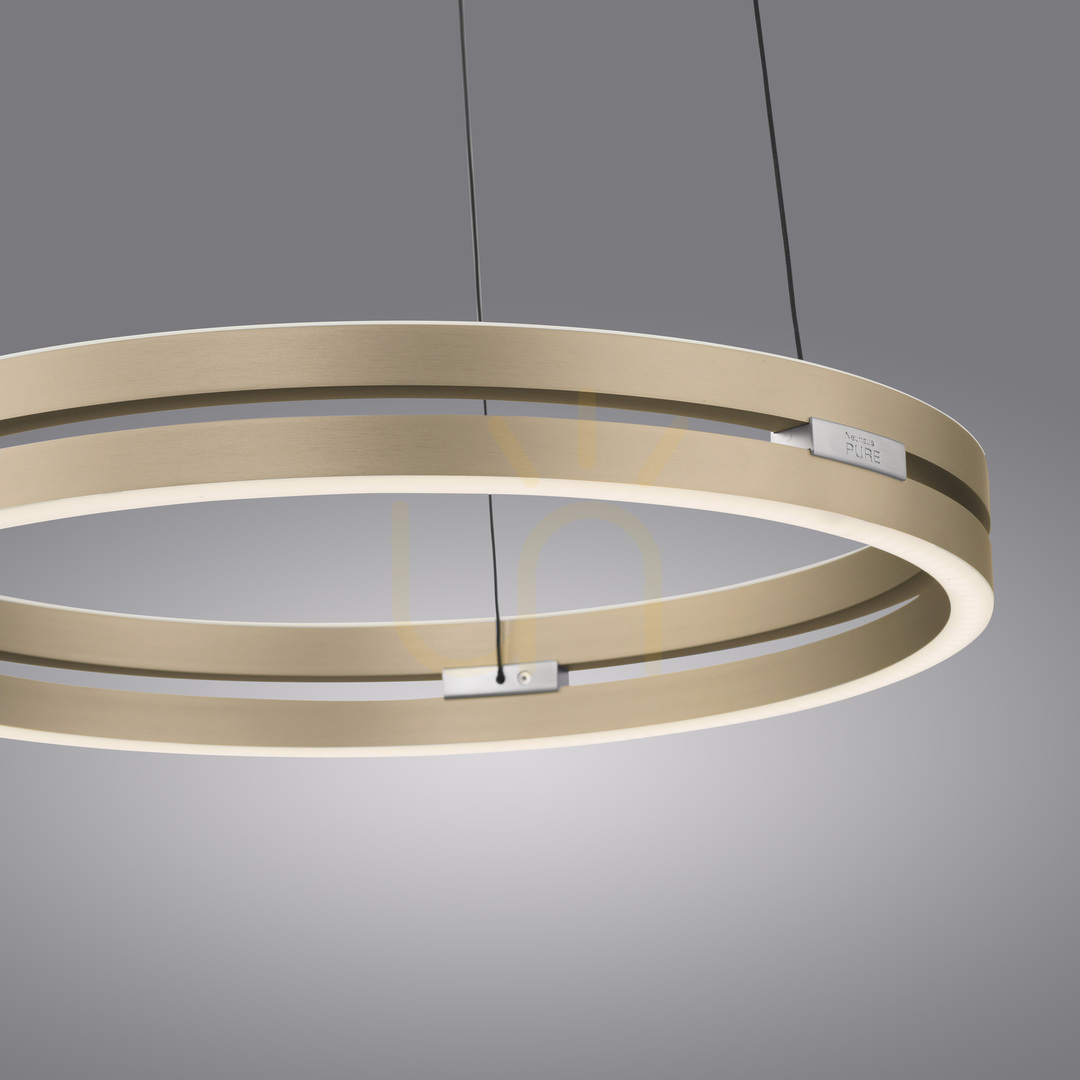 Náhled PURE E-LOOP 2550-60 Mosazné závěsné svítidlo se 2 LED diodami PURE E-LOOP 2550-60 Mosazné závěsné svítidlo se 2 LED diodami