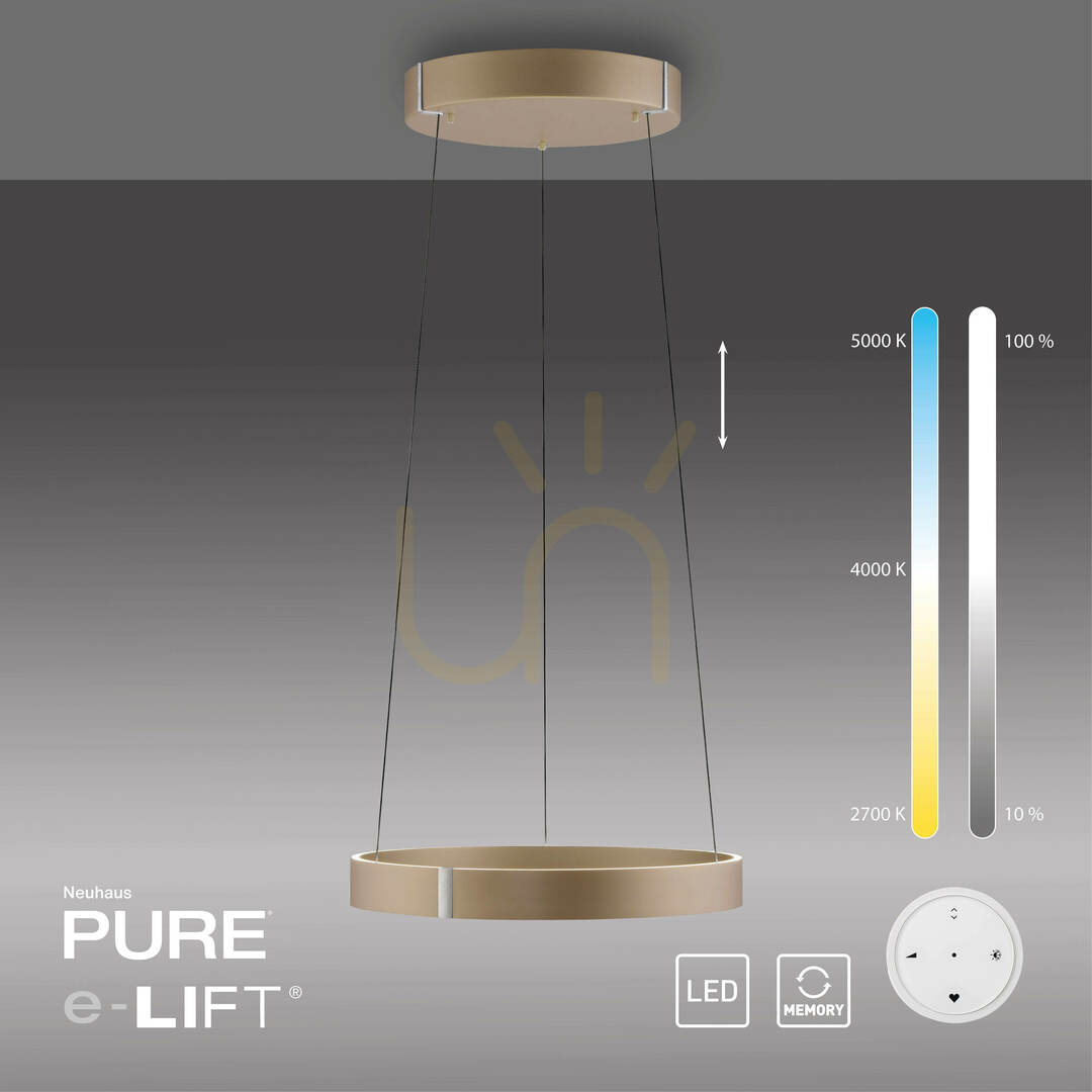 Zobrazit PURE E-CLIPSE 2560-97 Hnědé závěsné svítidlo s 2 LED diodami PURE E-CLIPSE 2560-97 Hnědé závěsné svítidlo s 2 LED diodami