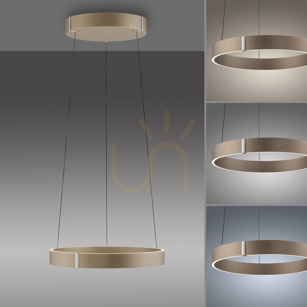 Kontrola PURE E-CLIPSE 2560-97 Hnědé závěsné svítidlo s 2 LED diodami PURE E-CLIPSE 2560-97 Hnědé závěsné svítidlo s 2 LED diodami
