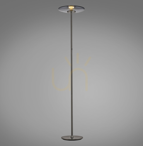 Kontrola Stojací lampa PURE VITRUM 481-15, šedá, 2xLED