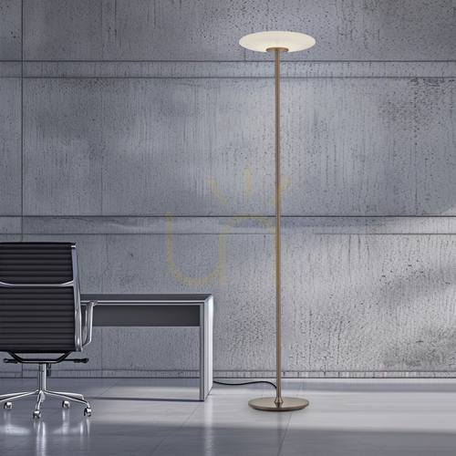 Kontrola Stojací lampa Paul Neuhaus PURE Vitrum 481-34, hnědá, 2xLED