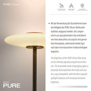 Stojací lampa PURE VITRUM 481-34, hnědá, 2xLED 3 Stojací lampa PURE VITRUM 481-34, hnědá, 2xLED small 3